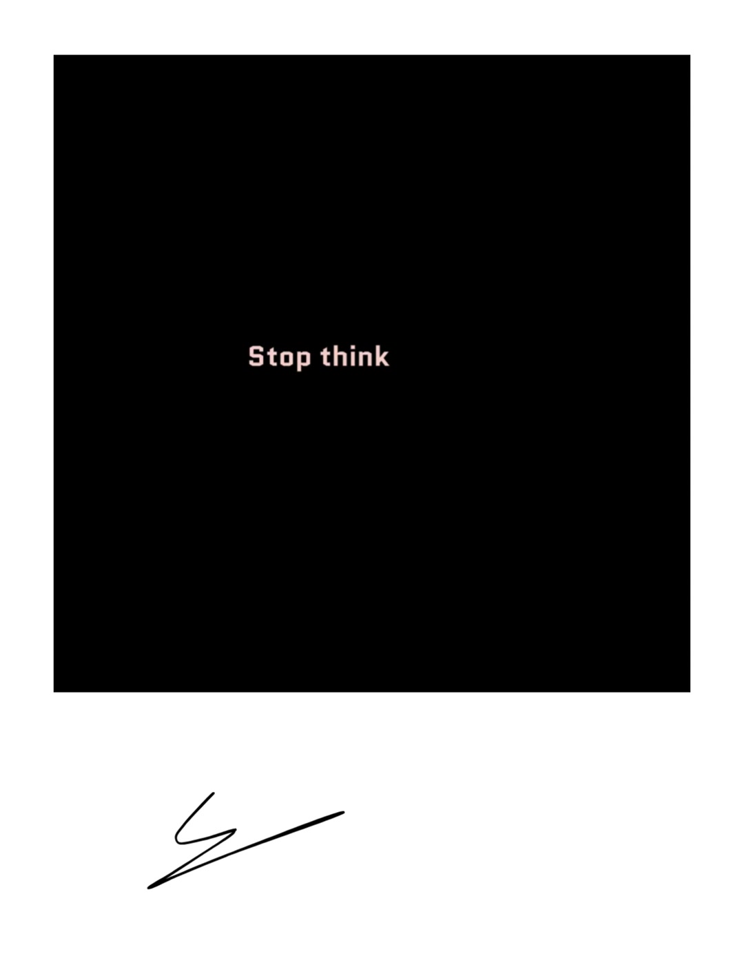 Stop Think — Origins by Wah
